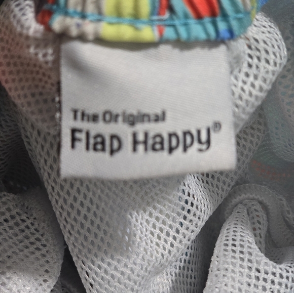 Flap Happy Kids Swim Trunks – Surfboard Print - Picture 2 of 2